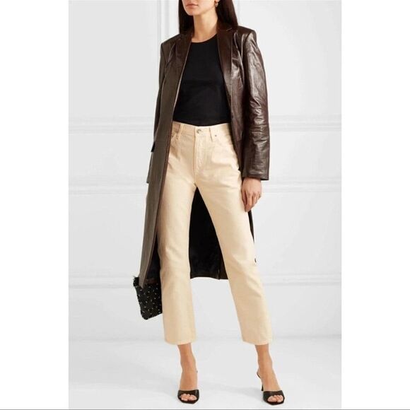 Goldsign Low Slung Straight Blonde Jeans Midrise - Picture 2 of 12